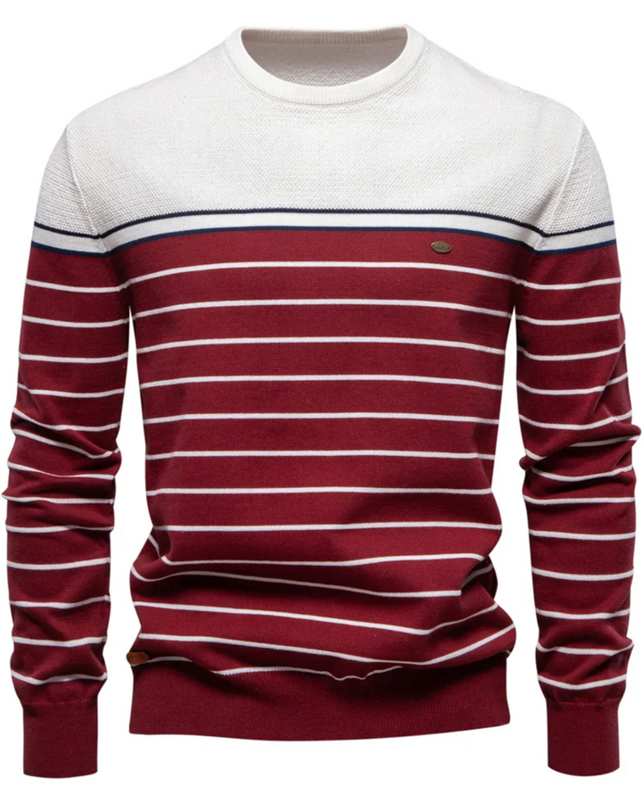 John - Striped Design Men's Sweater