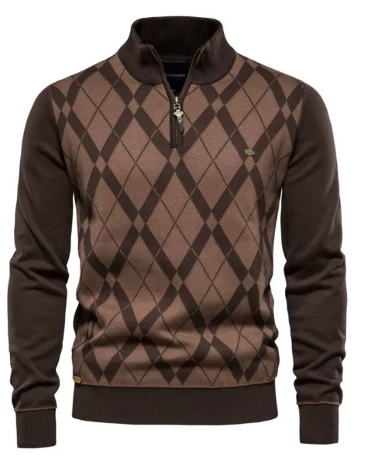 Zane - Men's Half-Zip Pullover Sweater