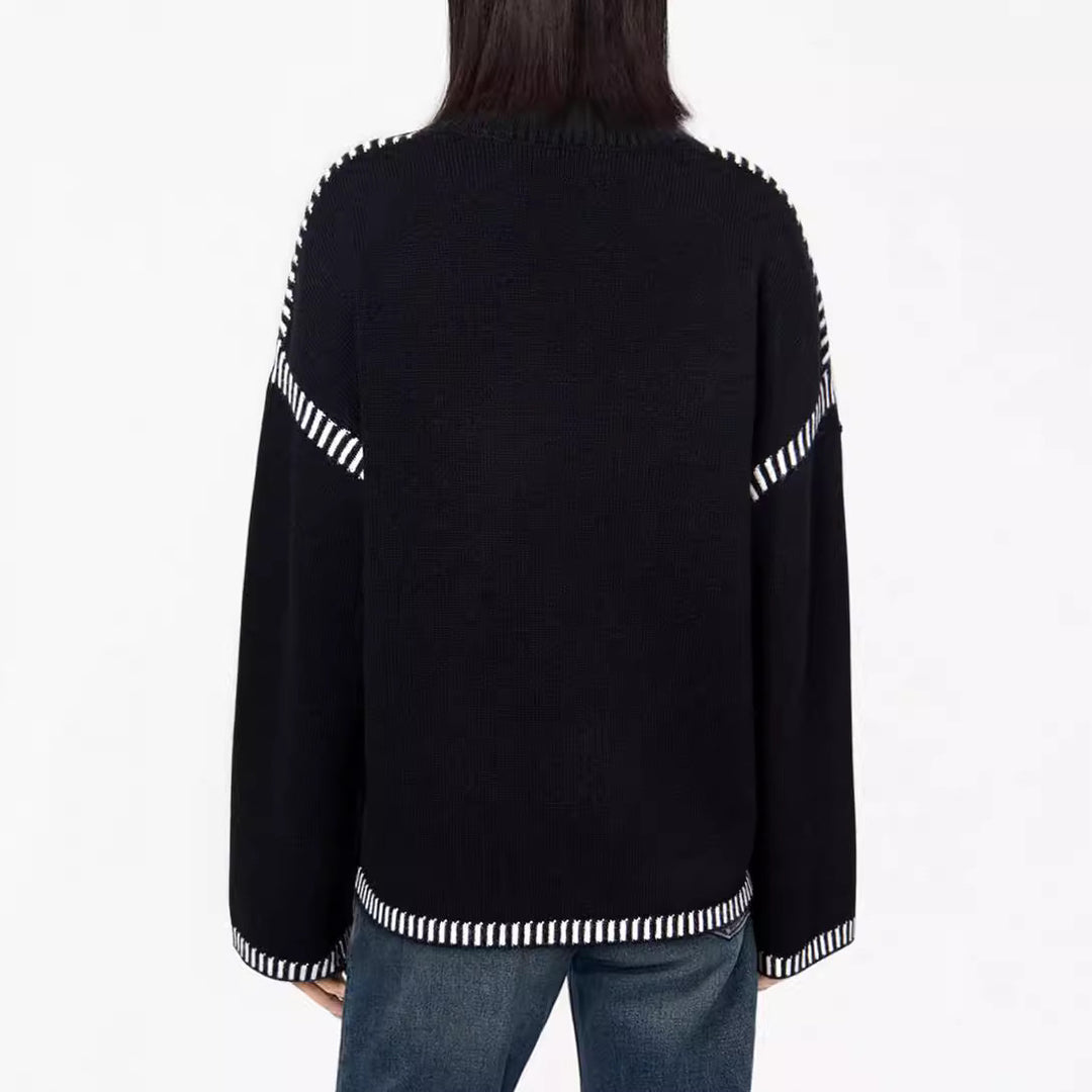 Cozy Round Neck Pullover – Ideal for Fall & Winter!