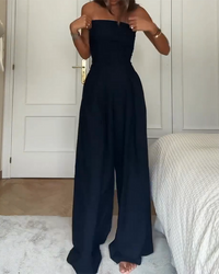 Renata Elegant Strapless Jumpsuit (Khaki is Sold Out!)