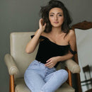 Women's Sexy Satin Off-shoulder Corset Push-up Strap Slim Fit Crop Top