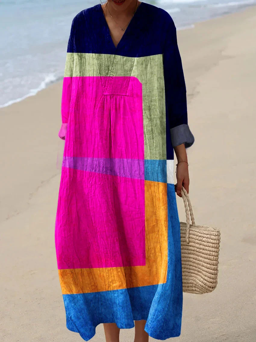 Violet Art Dress – Breathable and Comfortable