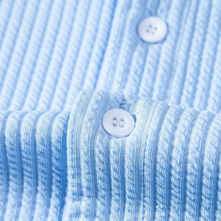 Cyrus | Men's Shirt with Stand-Up Collar