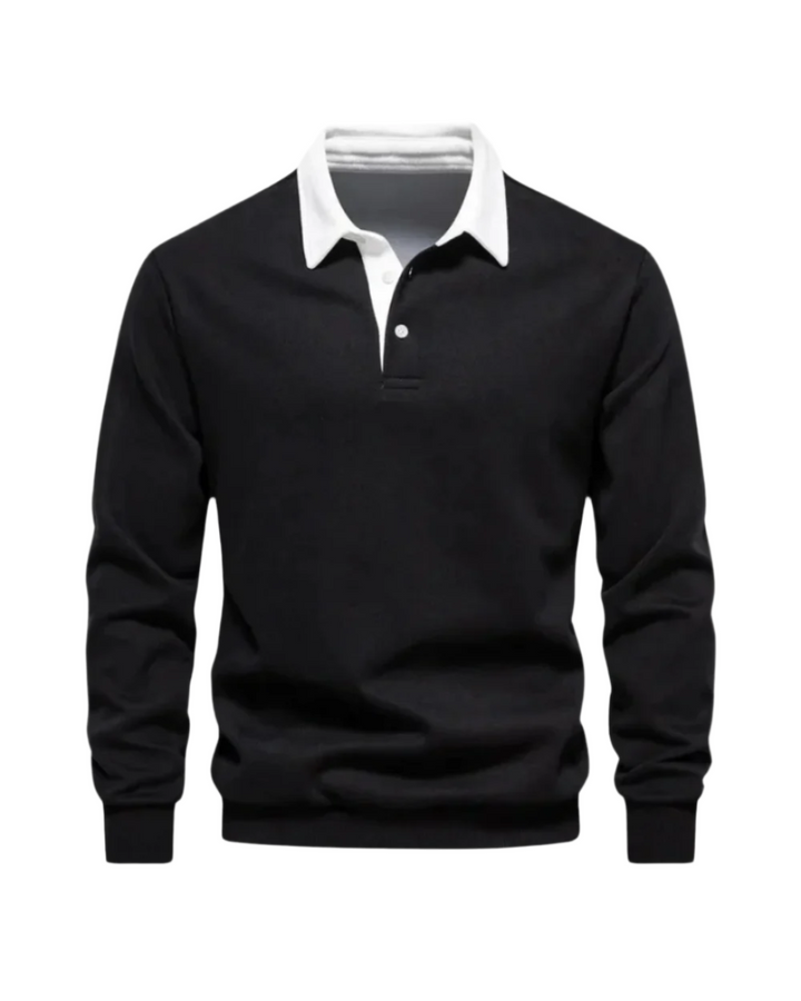 Adrian - Relaxed Fit Polo Sweater