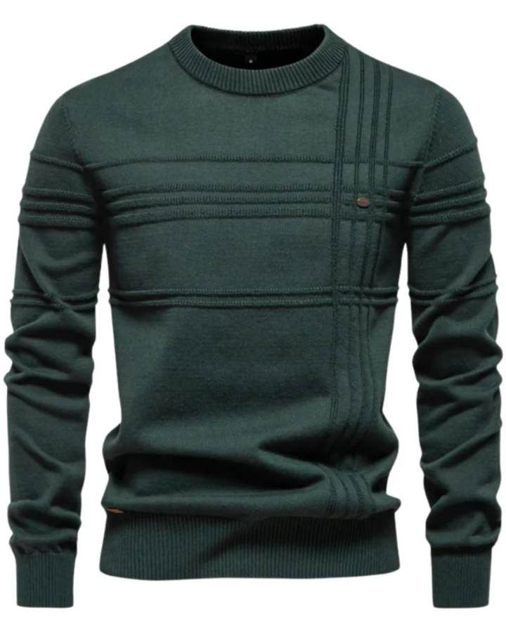 Nicky - Checkered Design Sweater for Men