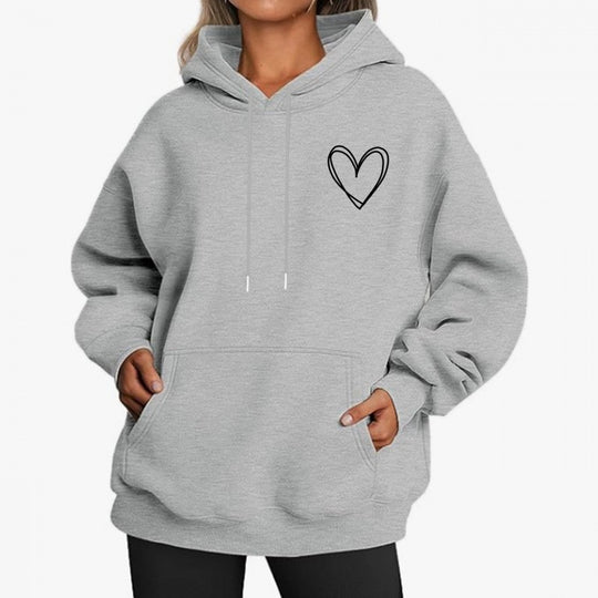 Casual & Cozy | Women's Brushed Hooded Hoody