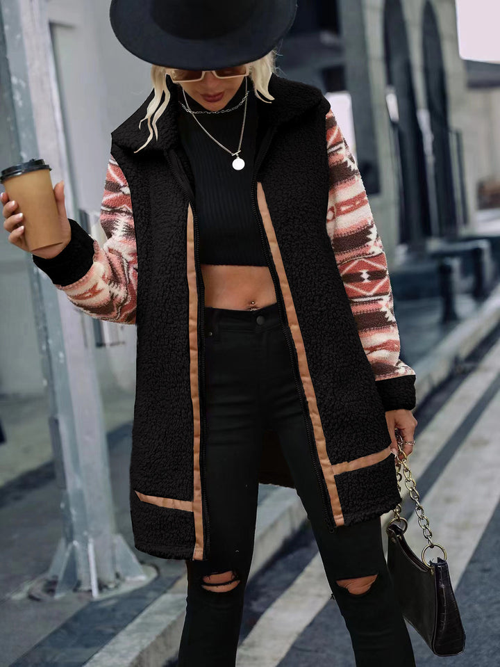 Merry Colorblock Plush Cardigan