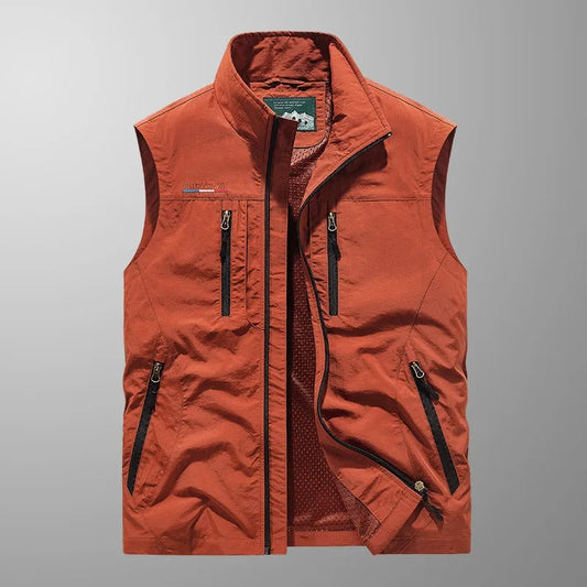 Casper – Breathable Cargo Vest With Multiple Pockets