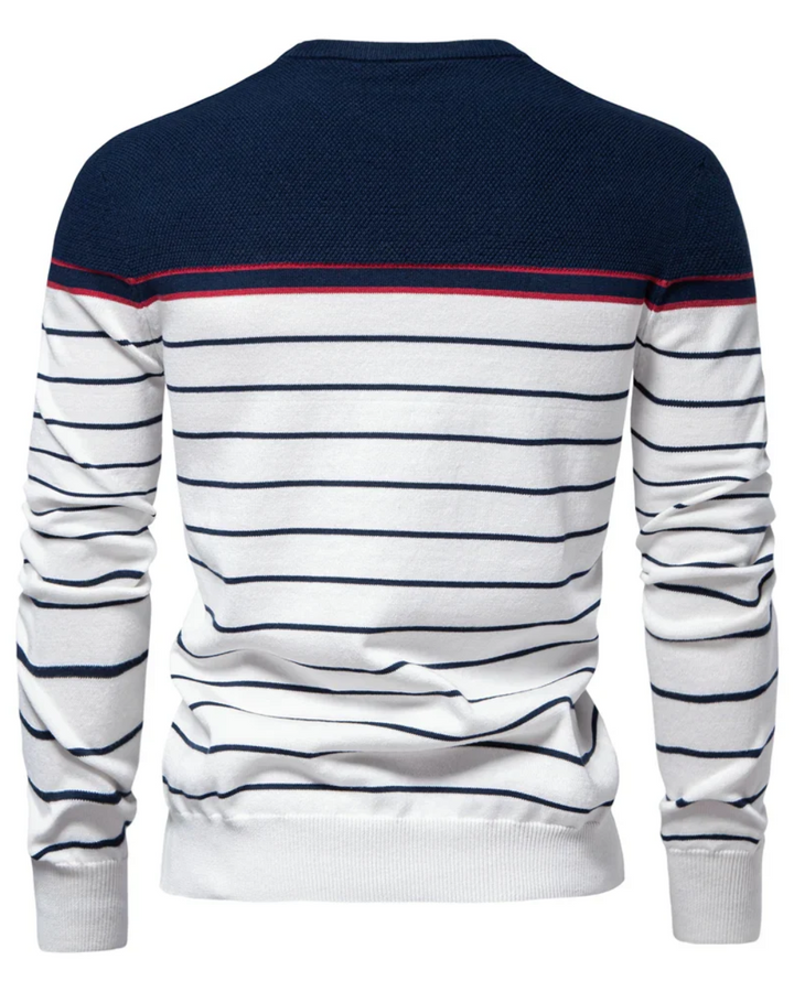 John - Striped Design Men's Sweater
