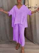 BIANCA | Two-Piece Summer Outfit with Natural Elegance and Floating Comfort