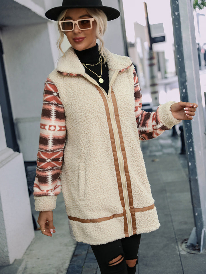 Merry Colorblock Plush Cardigan