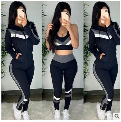 Women’s 3-Piece Leisure Hoodie Set for Autumn