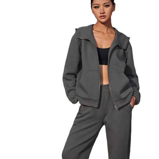 Women’s Hooded Long Sleeve Ankle-Tied Suit – Effortless Style