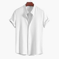 Cyrus | Men's Shirt with Stand-Up Collar