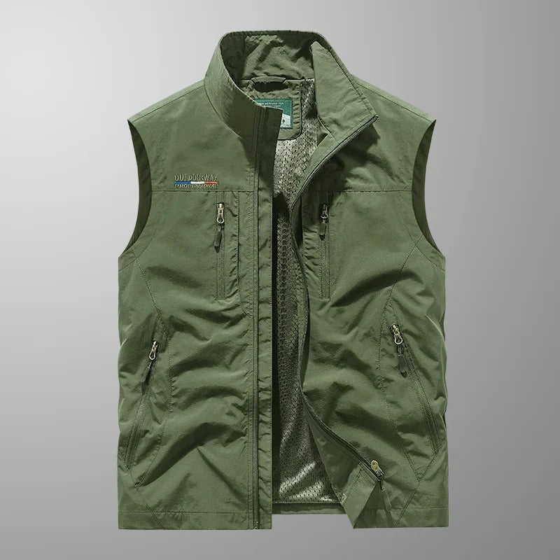 Casper – Breathable Cargo Vest With Multiple Pockets