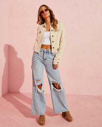 Ripped Slimming Jeans