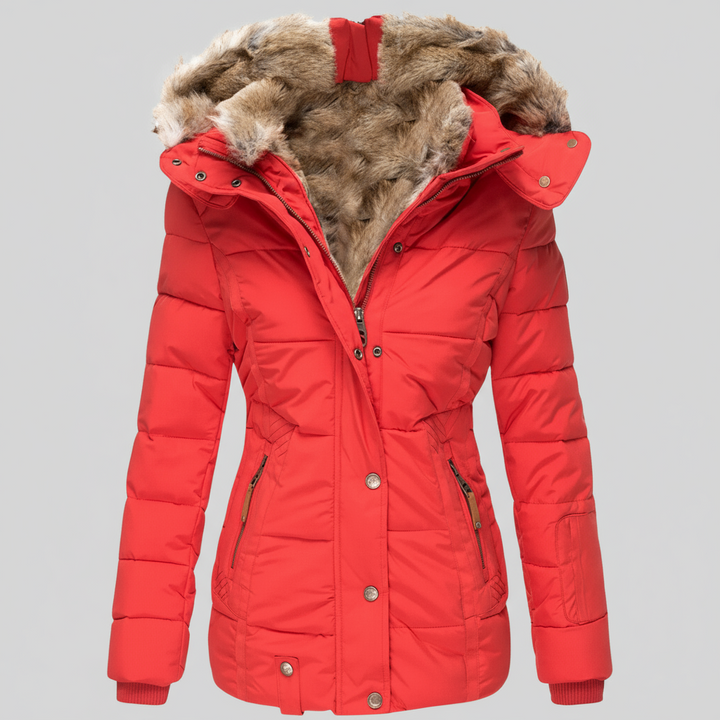 Ludovica - Warmest Winter Coat with Fur Lining