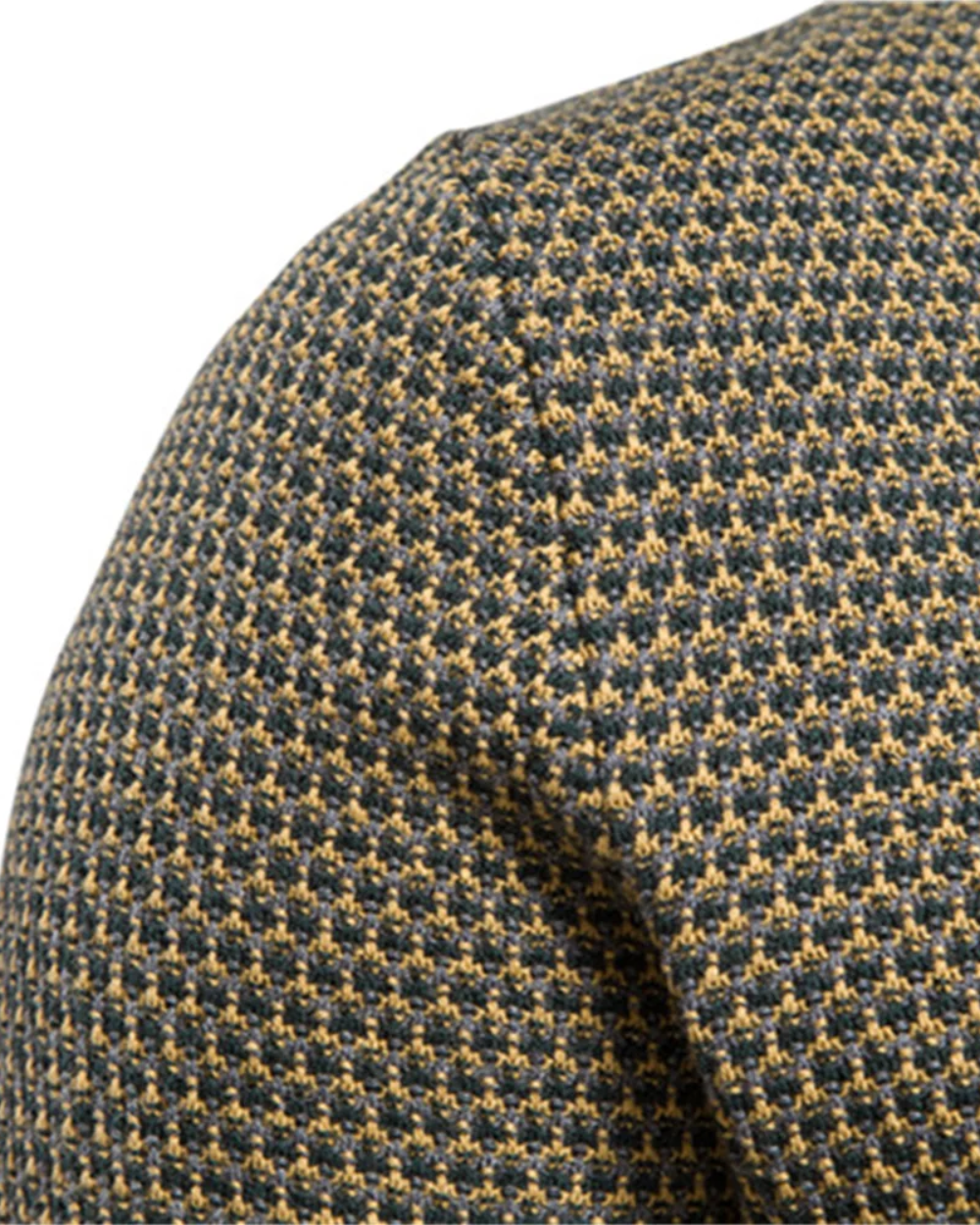 Mike - Men's Plaid Knit Sweater