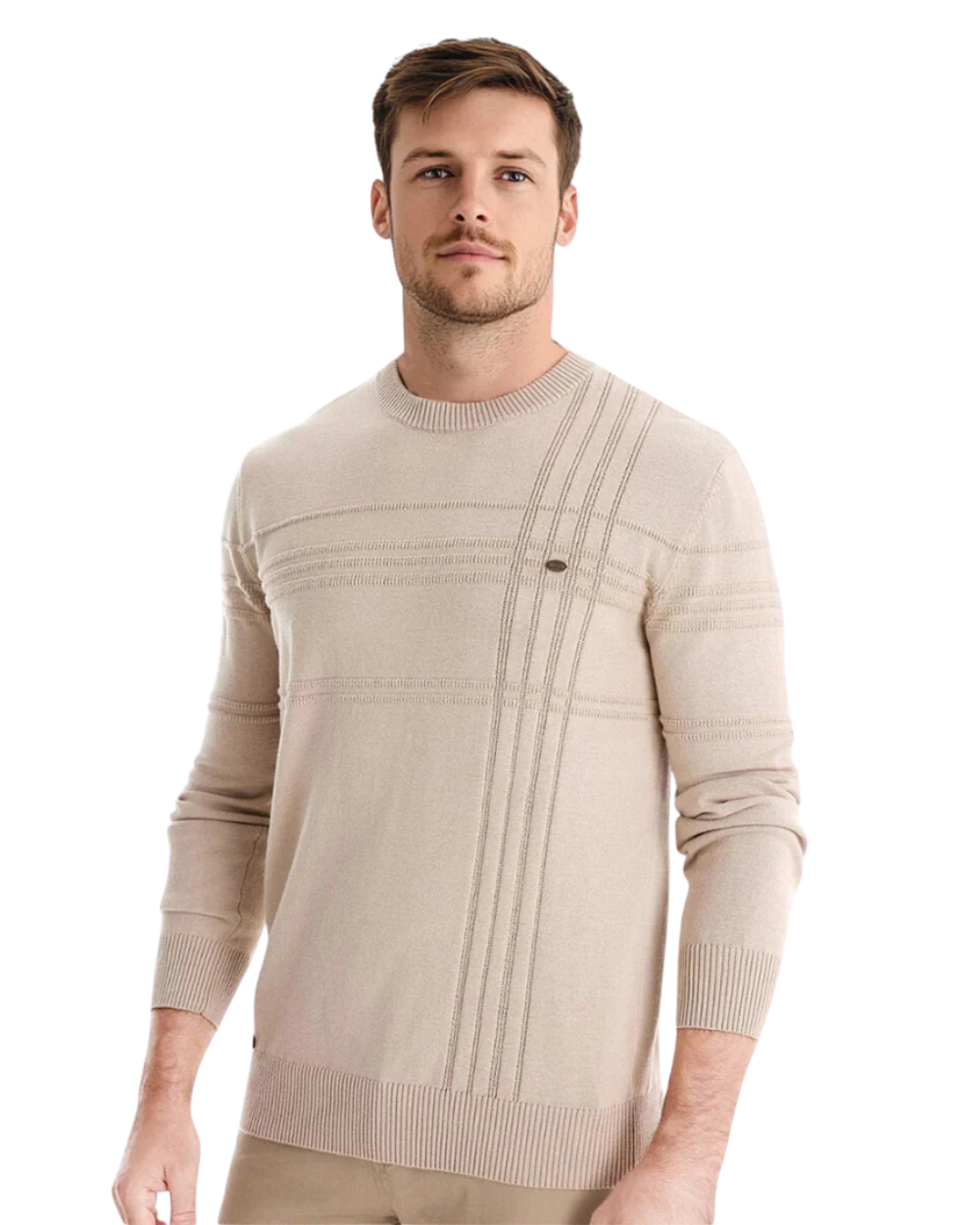 Nicky - Checkered Design Sweater for Men