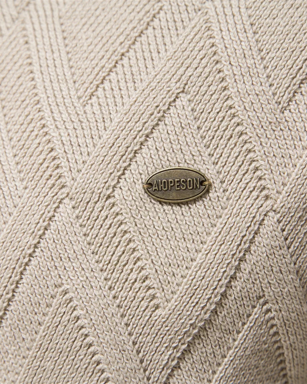 Jim - Men's Checkered Design Sweater V2