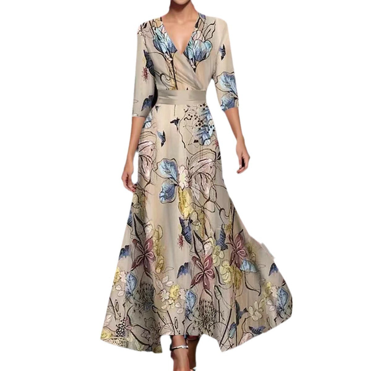 Jessica  V neck Dress