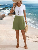 Fenella – Comfortable Short with Buttons