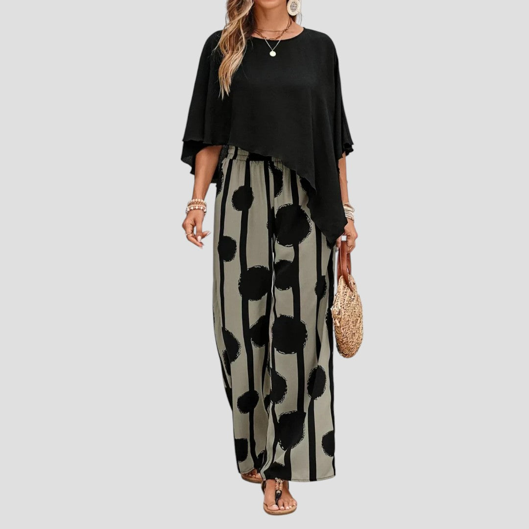Milavie | Trendy Women's Outfit: Top & Trousers