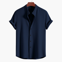 Cyrus | Men's Shirt with Stand-Up Collar