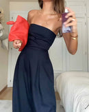 Renata Elegant Strapless Jumpsuit (Khaki is Sold Out!)
