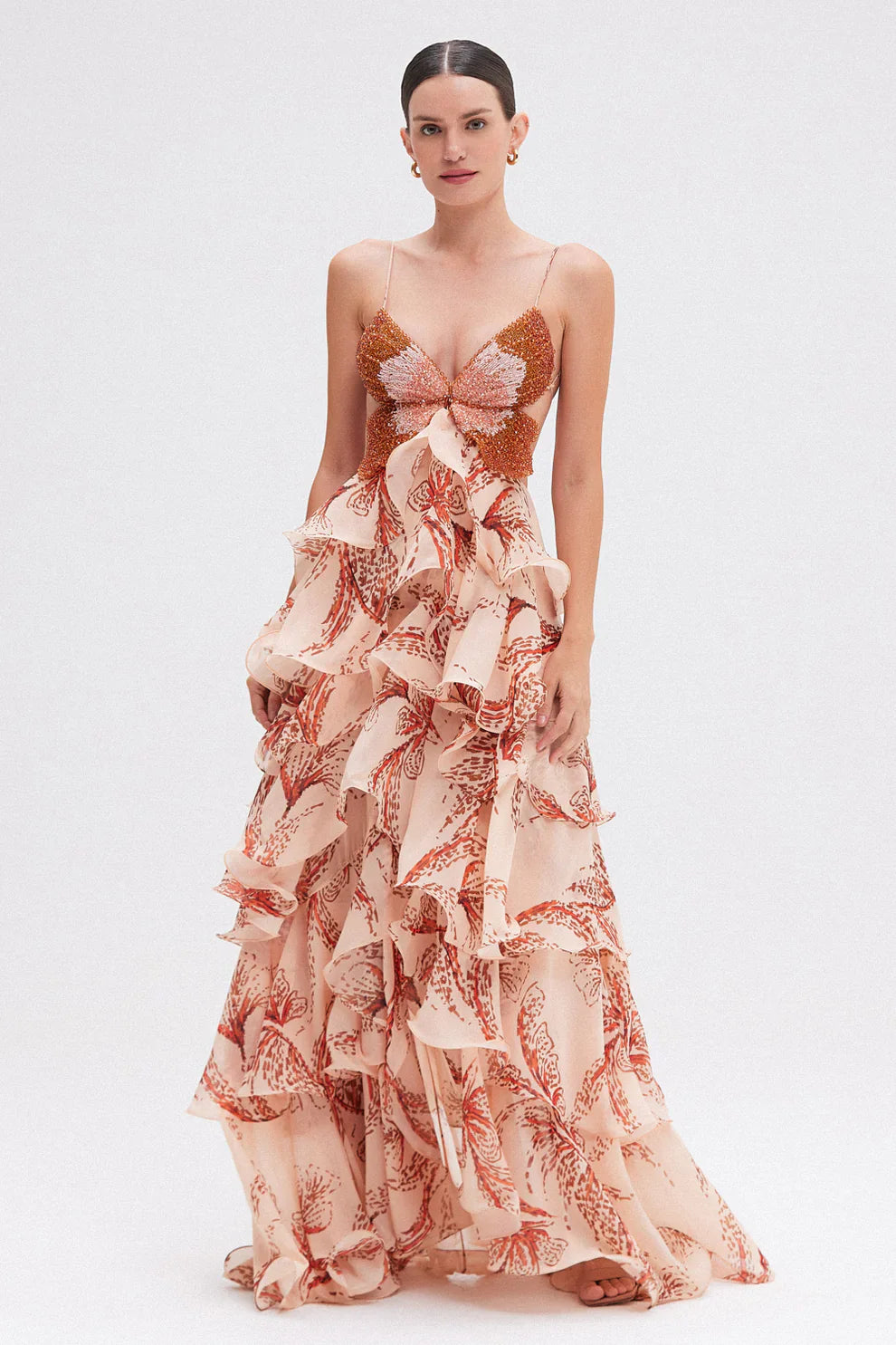 Nahia | Dress with Ruffles