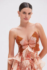 Nahia | Dress with Ruffles