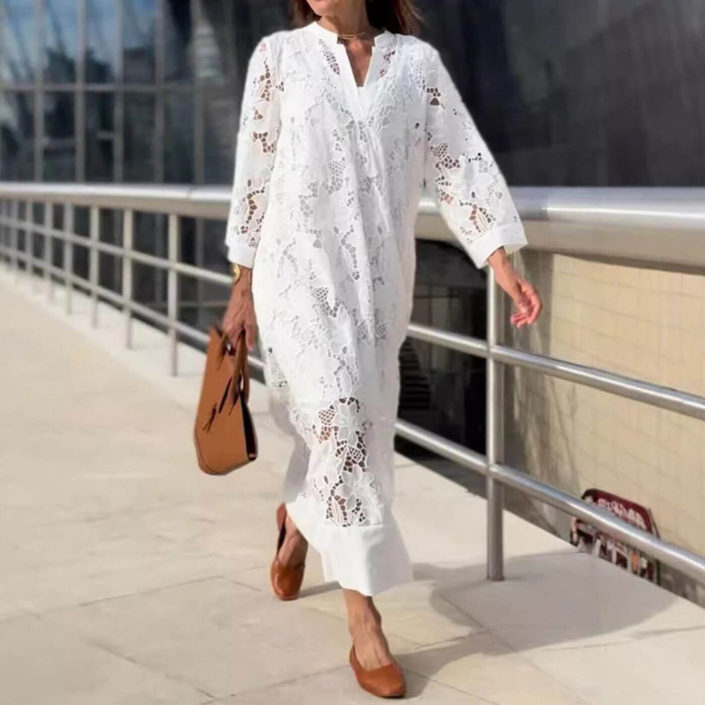Emeli – Summer Dress with Beautiful Lace