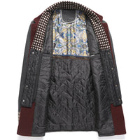 Emilio  Winter coat in wool blend with removable scarf