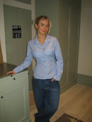 Sophia | Non-iron Blouse with Fine Stripe