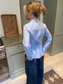 Sophia | Non-iron Blouse with Fine Stripe