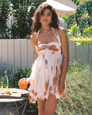 Arabella | Floral Chiffon Mini Dress