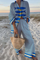 Trivela™ | Linen Collection Featuring Sardine and Lemon Design