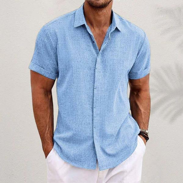 Aleandro | Classic Linen Shirt (1+1 FREE)