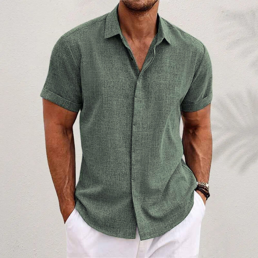 Aleandro | Classic Linen Shirt (1+1 FREE)