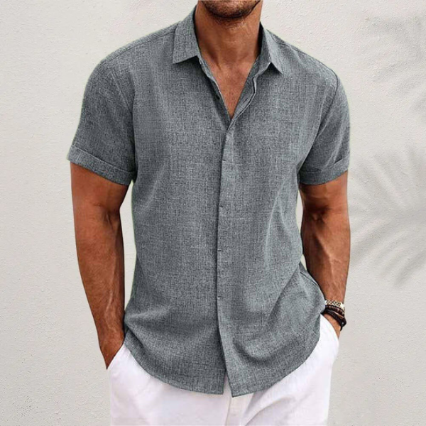 Aleandro | Classic Linen Shirt (1+1 FREE)