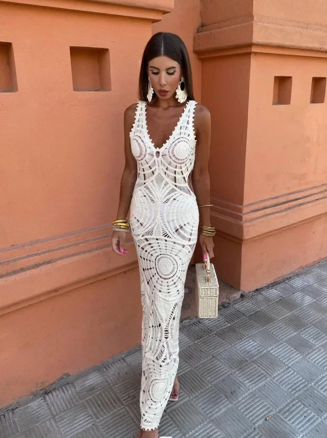 Liselotte™ V-Neck Long Dress