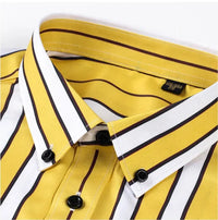 Oliver - Men's Casual Striped Shirt
