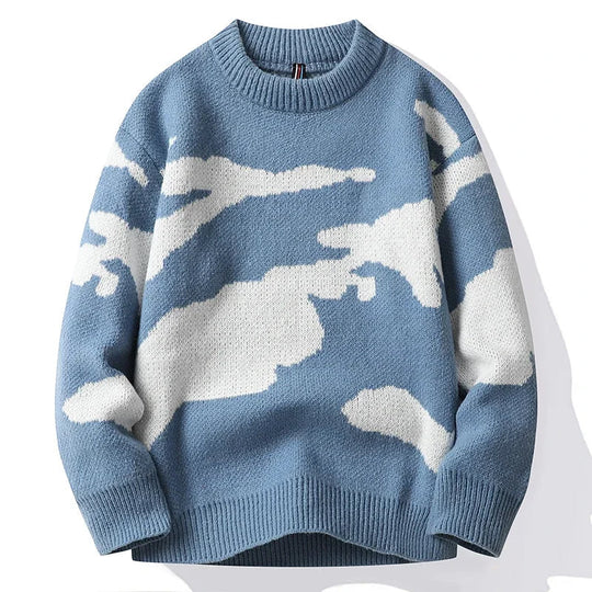 Sim Cloud Pattern Dweater For Men