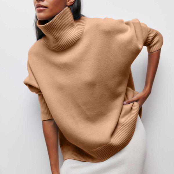 Avery - Cozy High Neck Sweater