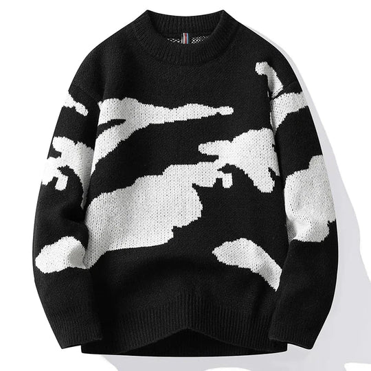 Sim Cloud Pattern Dweater For Men