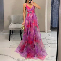 Carola™ - Charming Maxi Dress With Floral Print