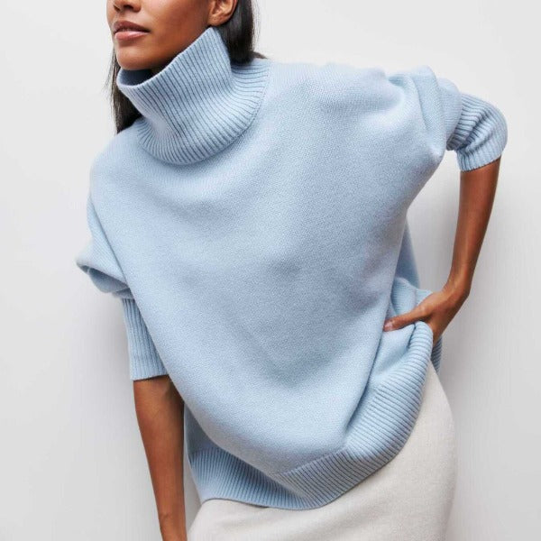 Avery - Cozy High Neck Sweater