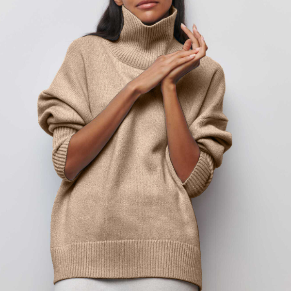 Avery - Cozy High Neck Sweater