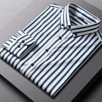 Oliver - Men's Casual Striped Shirt