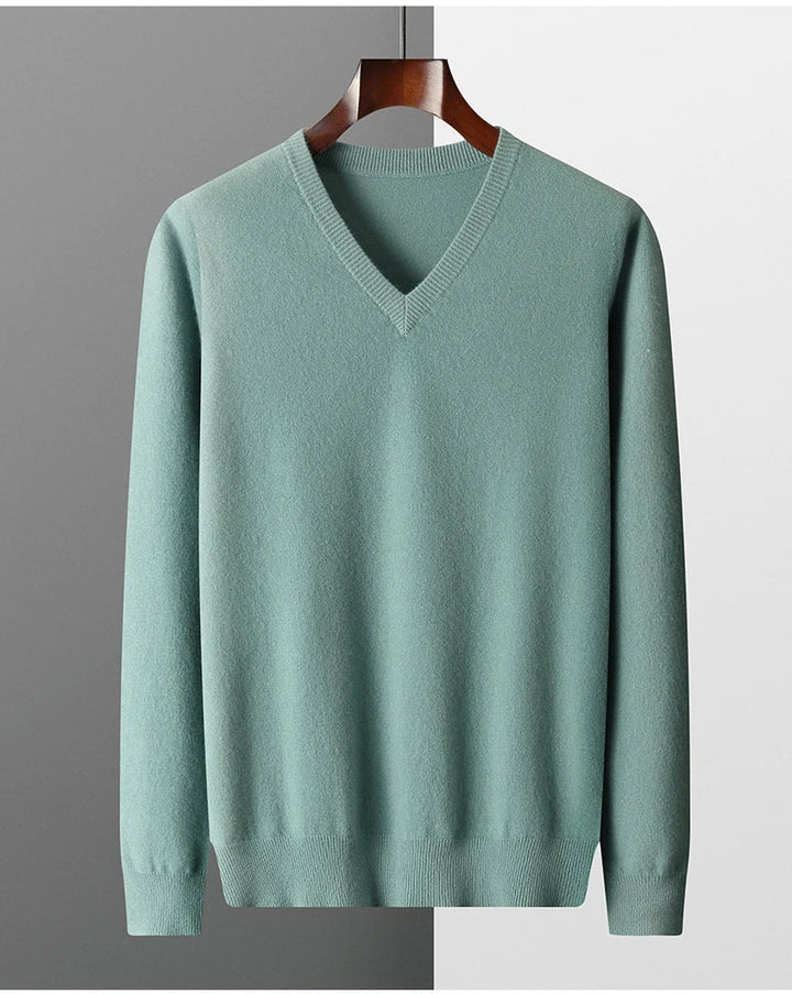 Matteo - Wool V-Neck Sweater